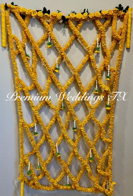 Yellow Phoolo Ki Chadar - Premium Weddings TX