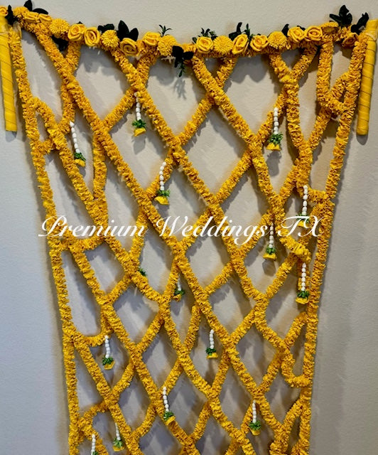 Yellow Phoolo Ki Chadar - Premium Weddings TX
