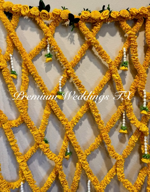 Yellow Phoolo Ki Chadar - Premium Weddings TX