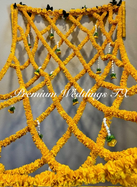 Yellow Phoolo Ki Chadar - Premium Weddings TX