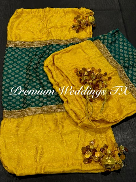 Mayoon Spreader - Yellow | Green | Purple - Premium Weddings TX