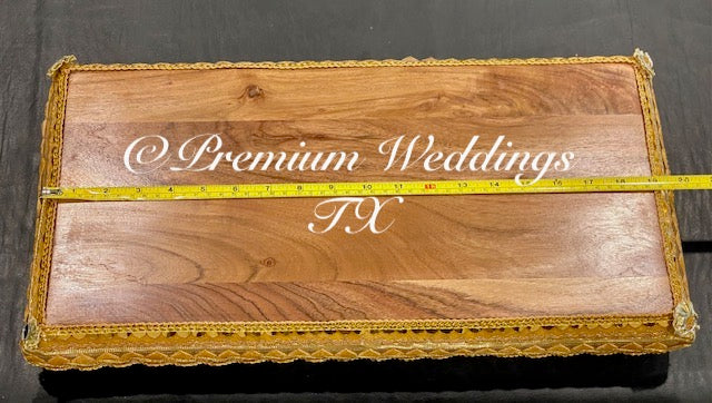 Wood Indian Bajot | Chowki | Patla - Premium Weddings TX
