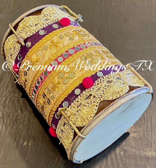 Small Dhols - Assorted Variety - Premium Weddings TX