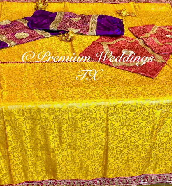 Mayoon Spreader - Yellow | Pink | Purple - Premium Weddings TX