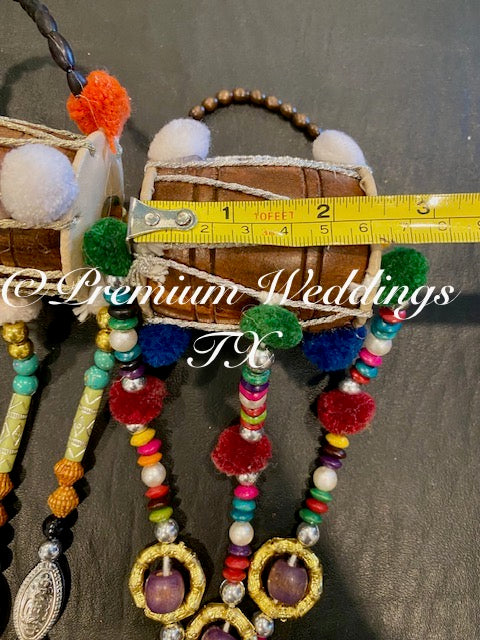 Dhol Wall Hanging Decor - Mini - Premium Weddings TX