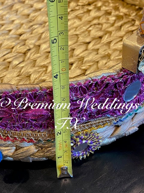 Handmade Round Baskets - Large - Premium Weddings TX