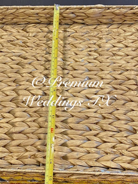 Handmade Rectangle Baskets - Extra Large - Premium Weddings TX