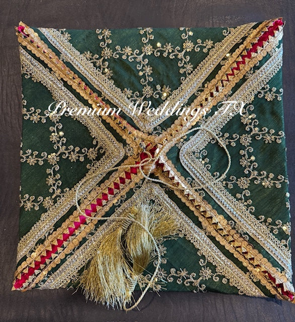 Dark Green Saree Envelope - 1 PC