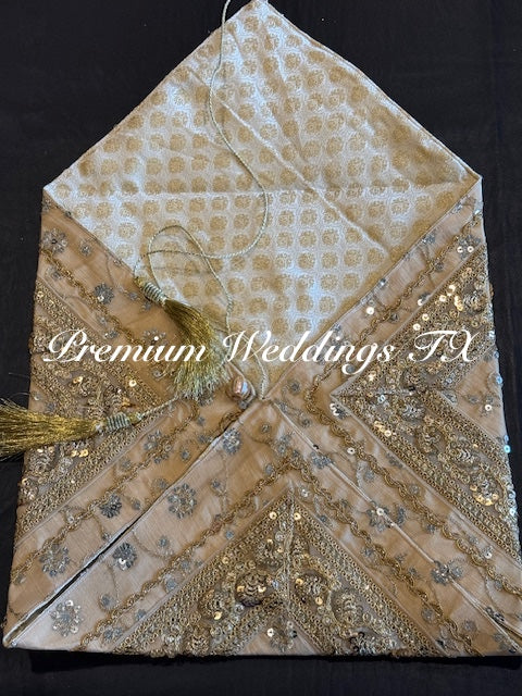 Pink Gold Saree Envelope - 1 PC