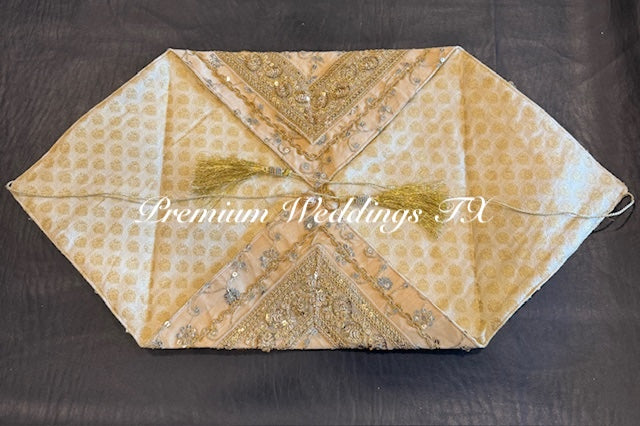 Pink Gold Saree Envelope - 1 PC