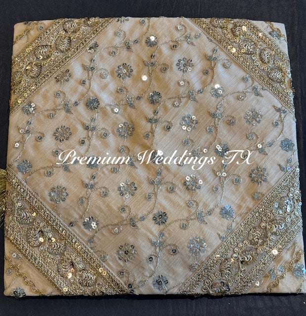Pink Gold Saree Envelope - 1 PC
