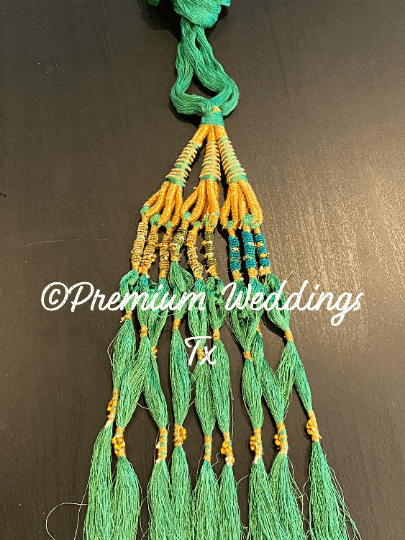Resham Mirror Paranda - Premium Weddings TX