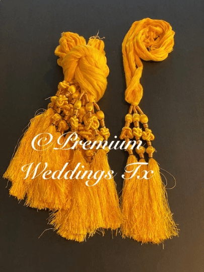 Resham Mirror Paranda - Premium Weddings TX