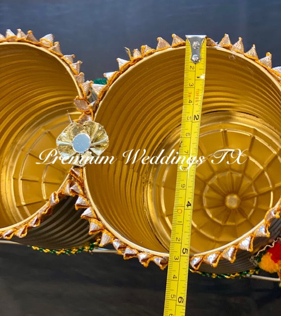 Rustic Gold Favors Stand - Premium Weddings TX