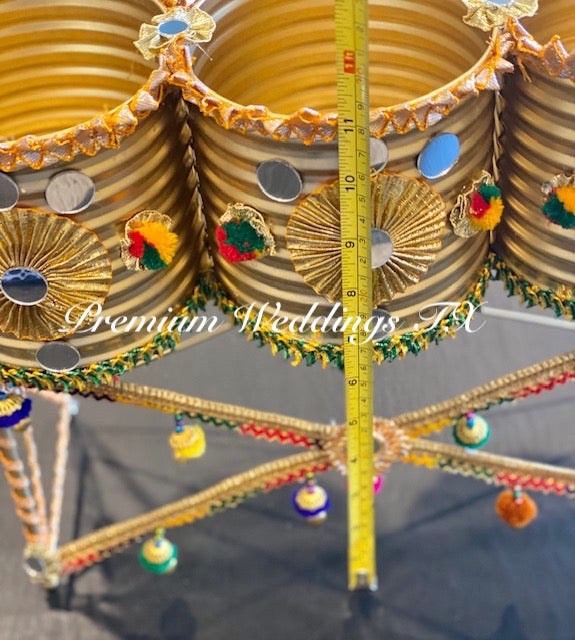 Rustic Gold Favors Stand - Premium Weddings TX