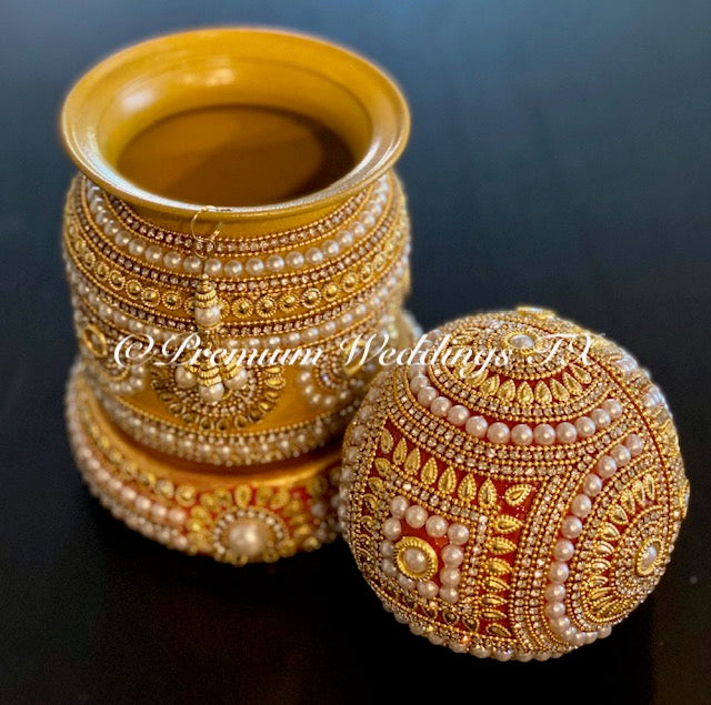 Gold Pearl Kalaash Set