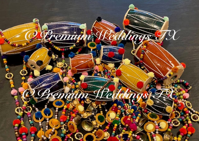 Dhol Wall Hanging Decor - Small/Medium/Large - Premium Weddings TX
