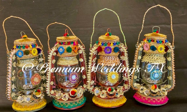 LED Decorative Lantern - Handmade - 1Ct