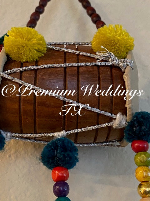 Dhol Wall Hanging Decor - Small