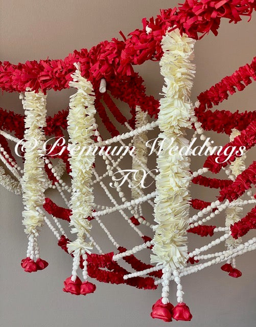 Phoolo Ki Chadar - Red - Premium Weddings TX
