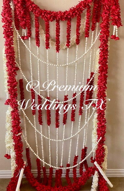 Phoolo Ki Chadar - Red - Premium Weddings TX
