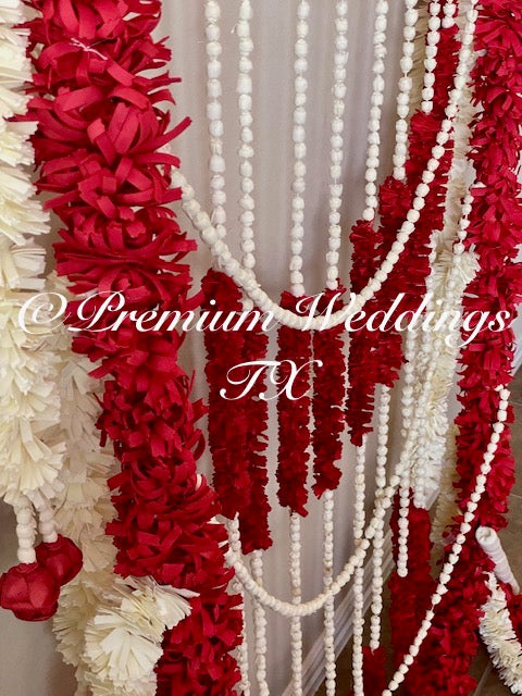 Phoolo Ki Chadar - Red - Premium Weddings TX