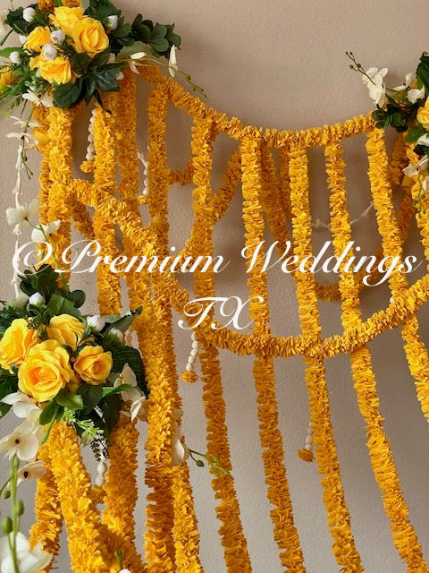Phoolo Ki Chadar - Yellow - Premium Weddings TX