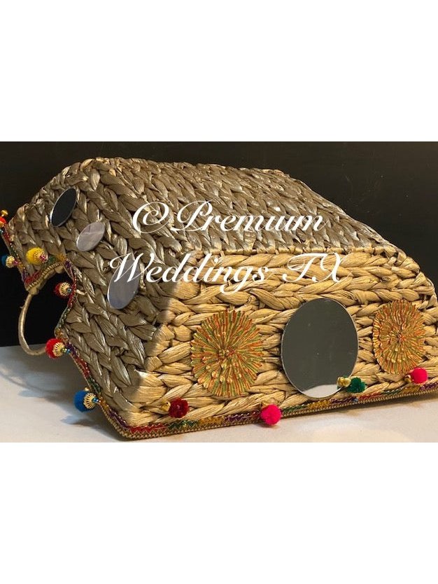 Square Tokra Assorted Design - 1Ct - Premium Weddings TX