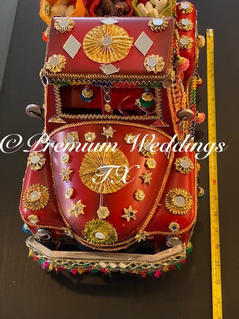 Red Embellished Large Truck