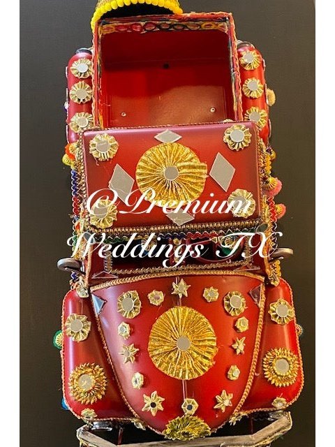 Red Embellished Large Truck