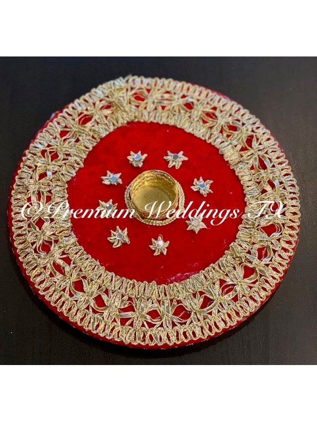 Mehndi Plates - Set of 3 - Premium Weddings TX