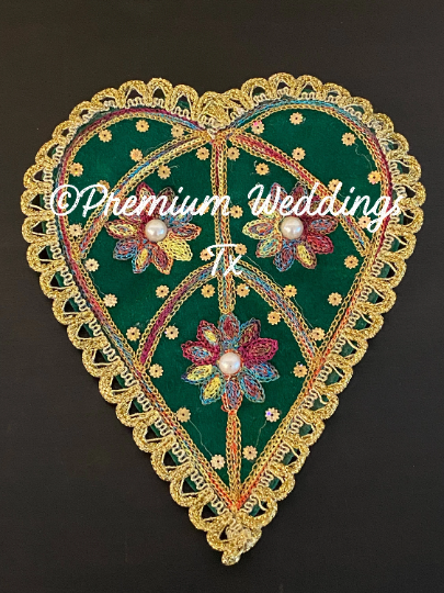 Embroidered Paan Ka Patta - Premium Weddings TX