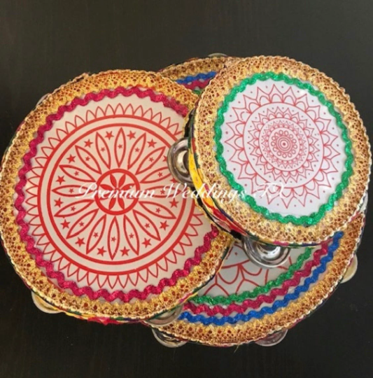 Decorative Tambourines - 3 Set