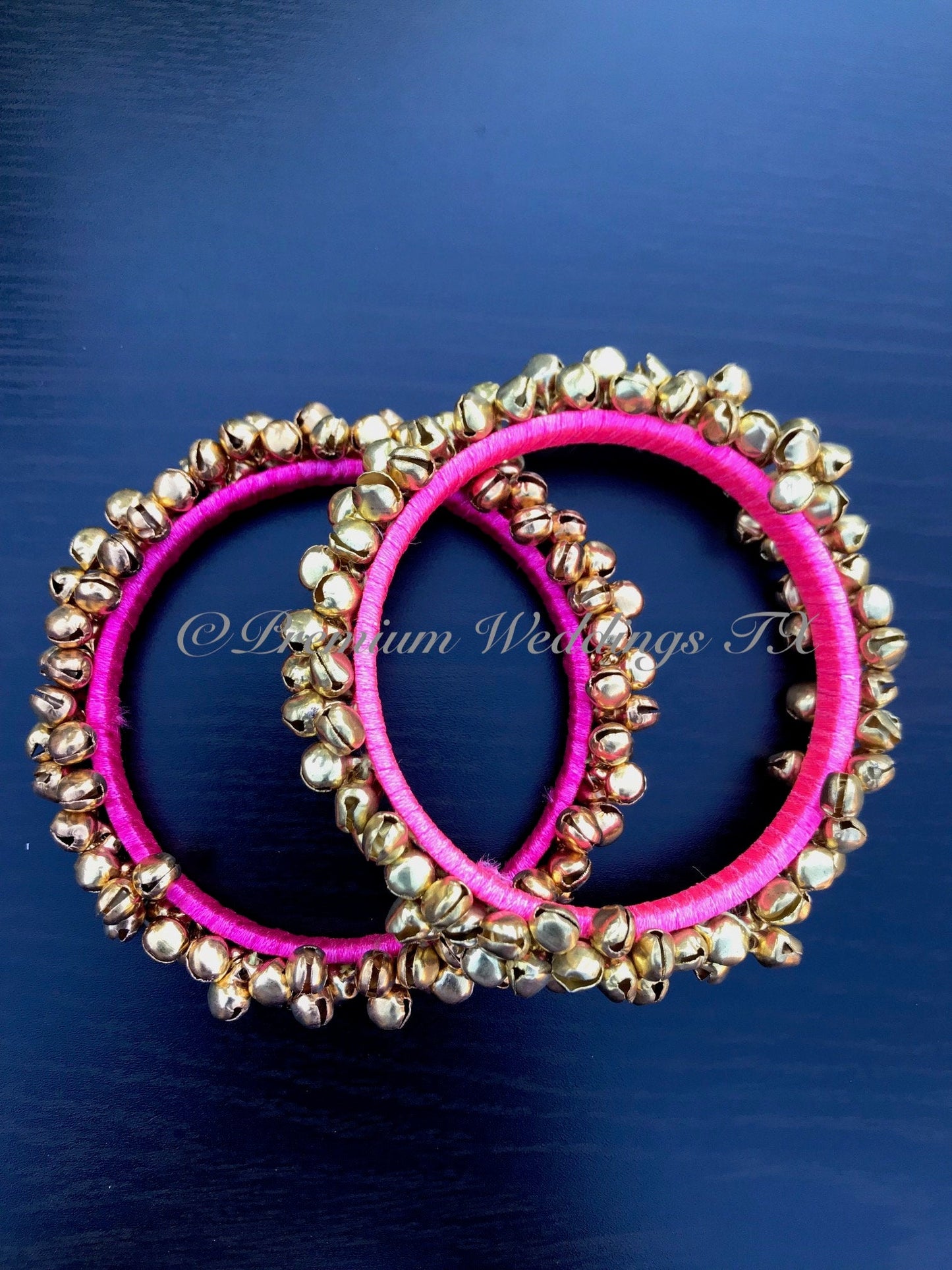 Ghungroo Indian Bangles - 1 Pair - Premium Weddings TX