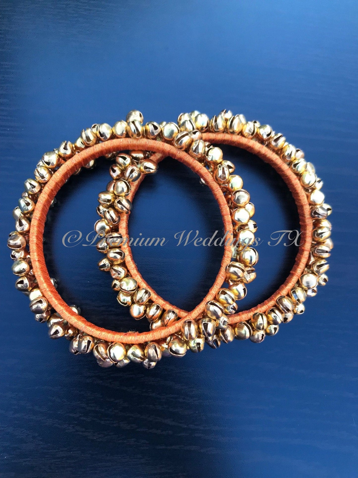 Ghungroo Indian Bangles - 1 Pair - Premium Weddings TX