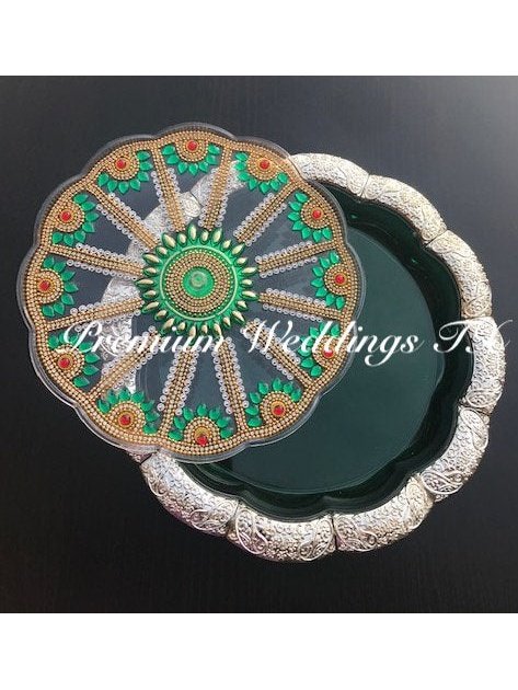 Green Dry Fruit Decorative Box