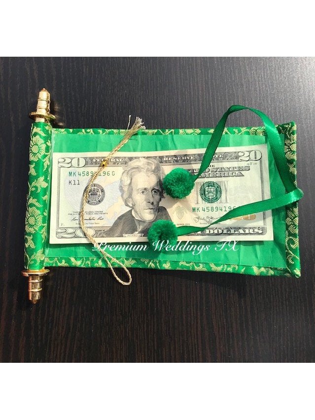 Rolled Money Envelopes - 1Ct - Premium Weddings TX