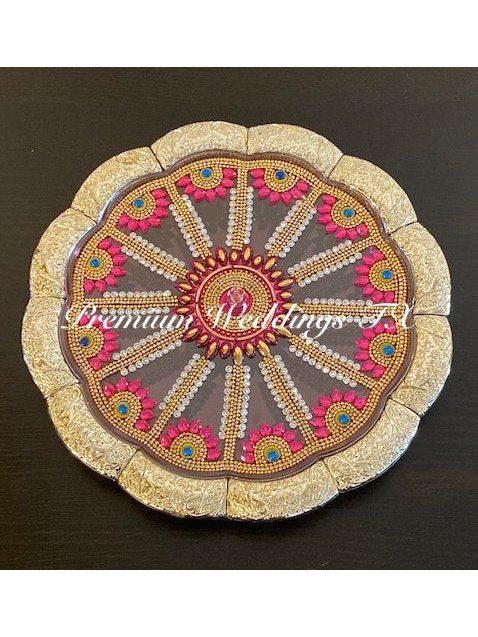Pink Dry Fruit Decorative Box - Premium Weddings TX