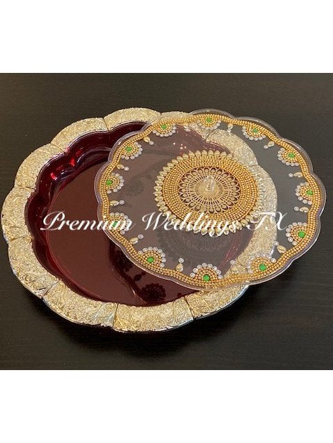 Clear Lid Dry Fruit Decorative Box - Premium Weddings TX
