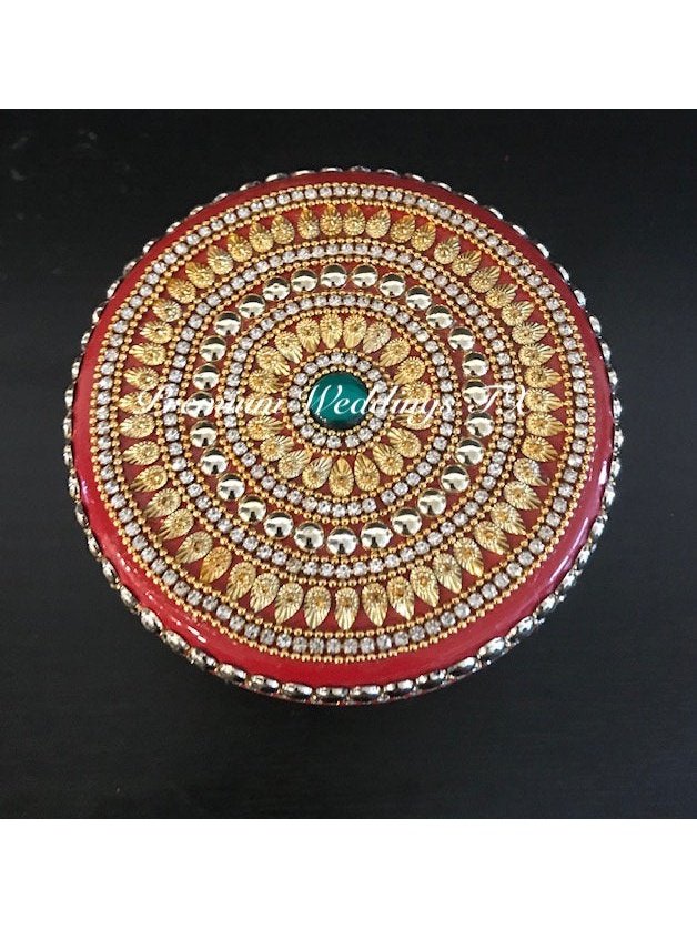 Red Decorative Container