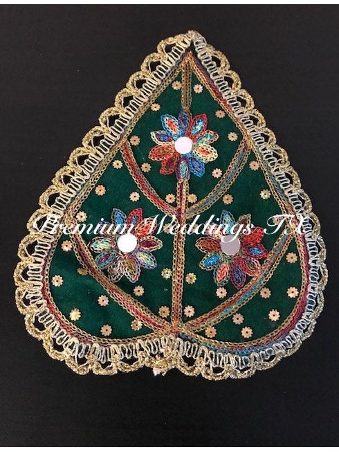 Embroidered Paan Ka Patta - Premium Weddings TX