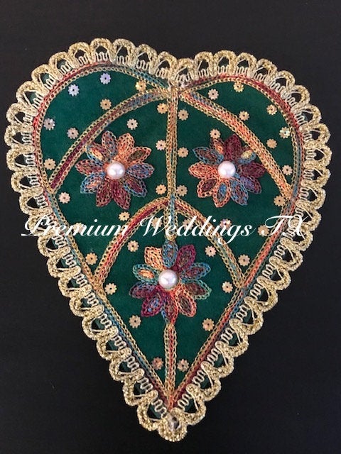 Embroidered Paan Ka Patta - Premium Weddings TX