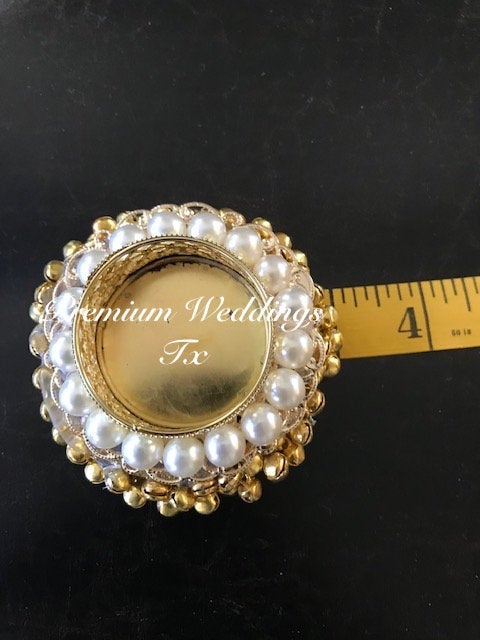 Pearl Tea Light Candle Holders - Premium Weddings TX