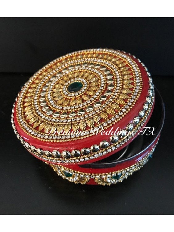 Red Decorative Container