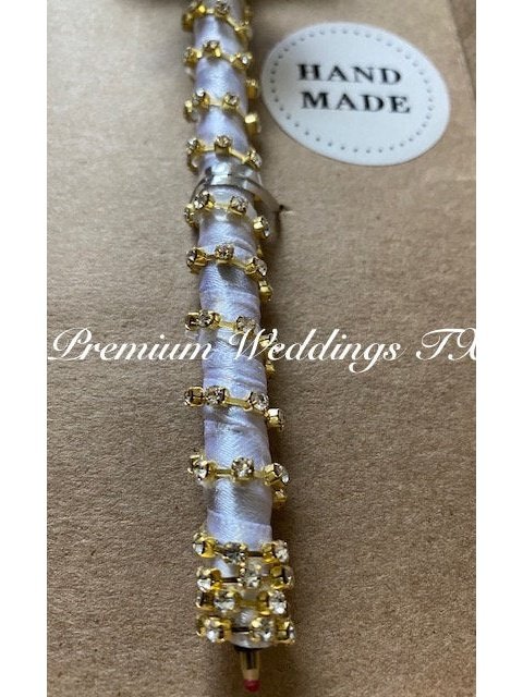 Ostrich Feather Nikkah Pen - 1 Pen - Premium Weddings TX