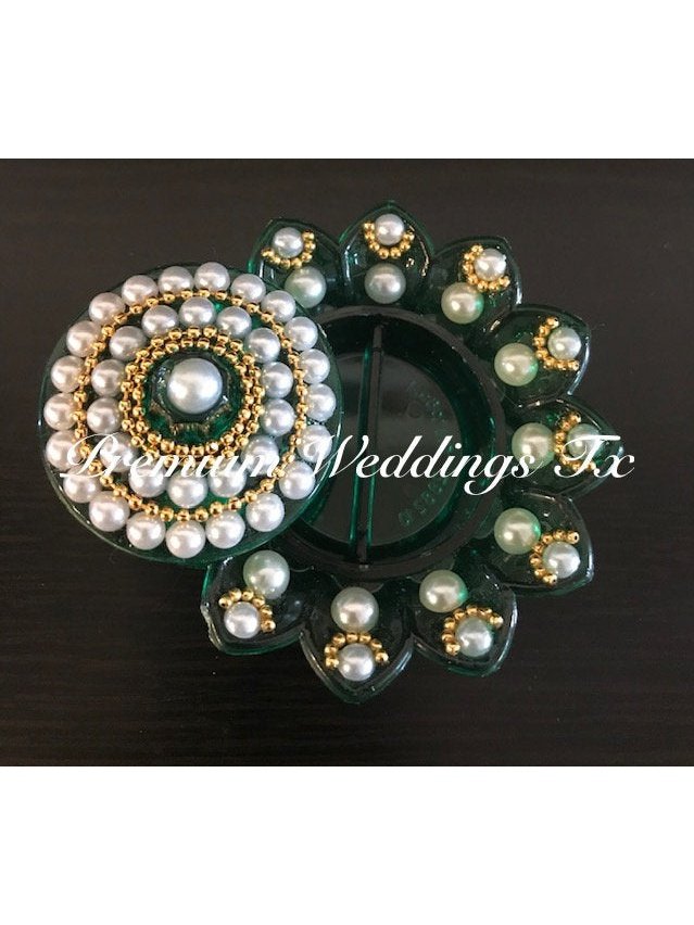 Decorative Haldi Kumkum Holder - Premium Weddings TX