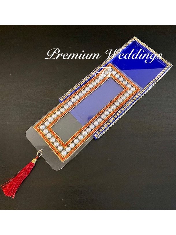 Blue Acrylic Money Envelopes - 1Ct - Premium Weddings TX