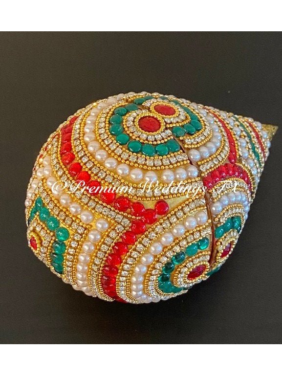 Red & Green Coconut Cover - 1Ct - Premium Weddings TX