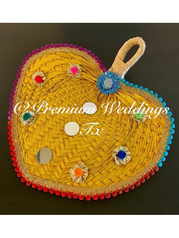 Yellow Decorative Hand Fan