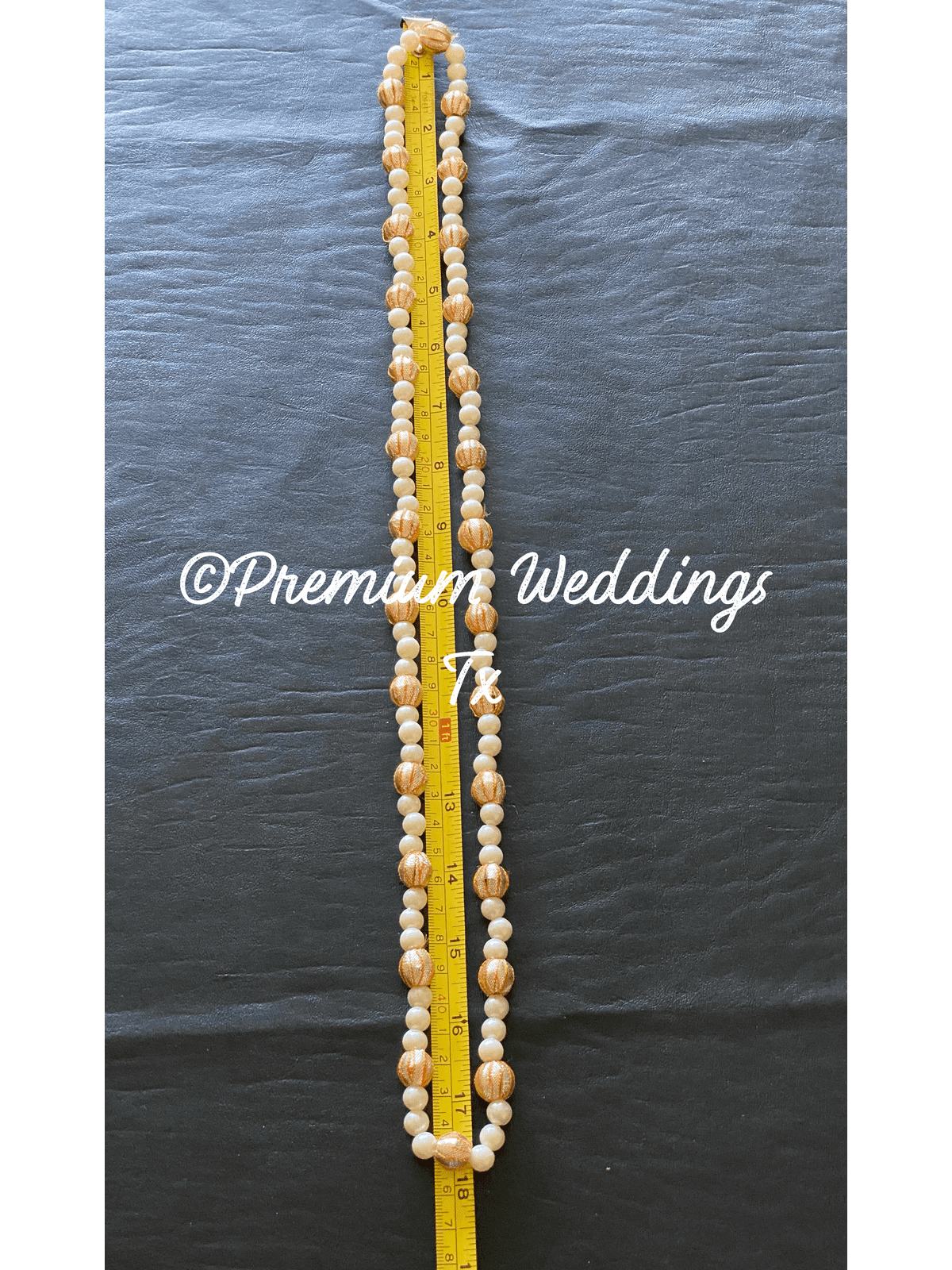 Milni Mala Haar - Gold/Pearl - Premium Weddings TX